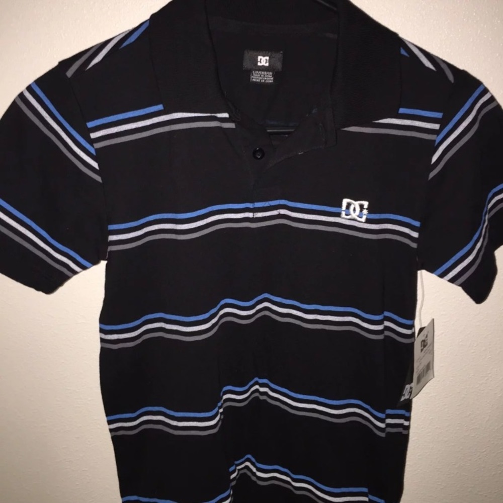 Boys DC polo NWT